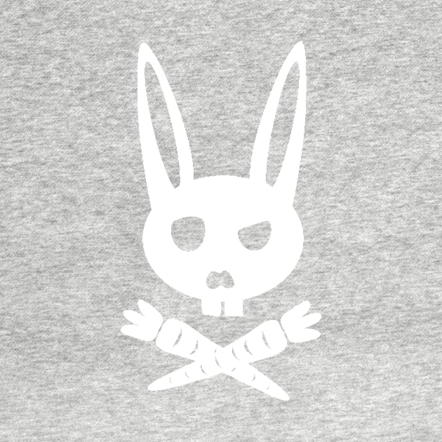 Easter Bunny Skull And Carrot Bones by panco